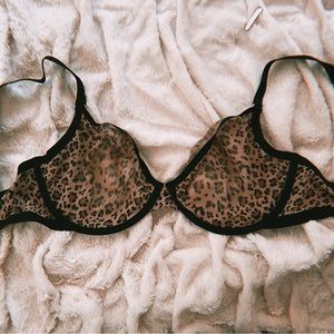 CUUP leopard bra. 34g, new w tags